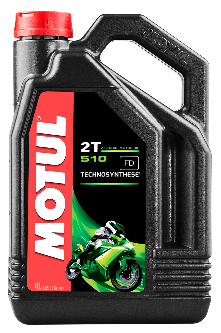 MOTUL, 104030 Motul 510 2T Premix Synthetic Blend 4-Liter