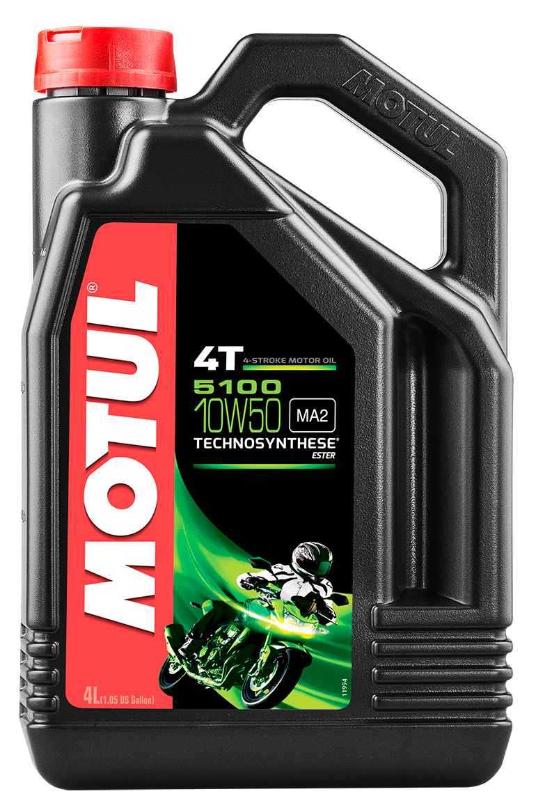 MOTUL, 104076 Motul 5100 4T Ester Oil 10W50 4L