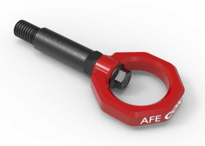 aFe, 450-502001-R aFe Control Front Tow Hook Red BMW F-Chassis 2/3/4/M