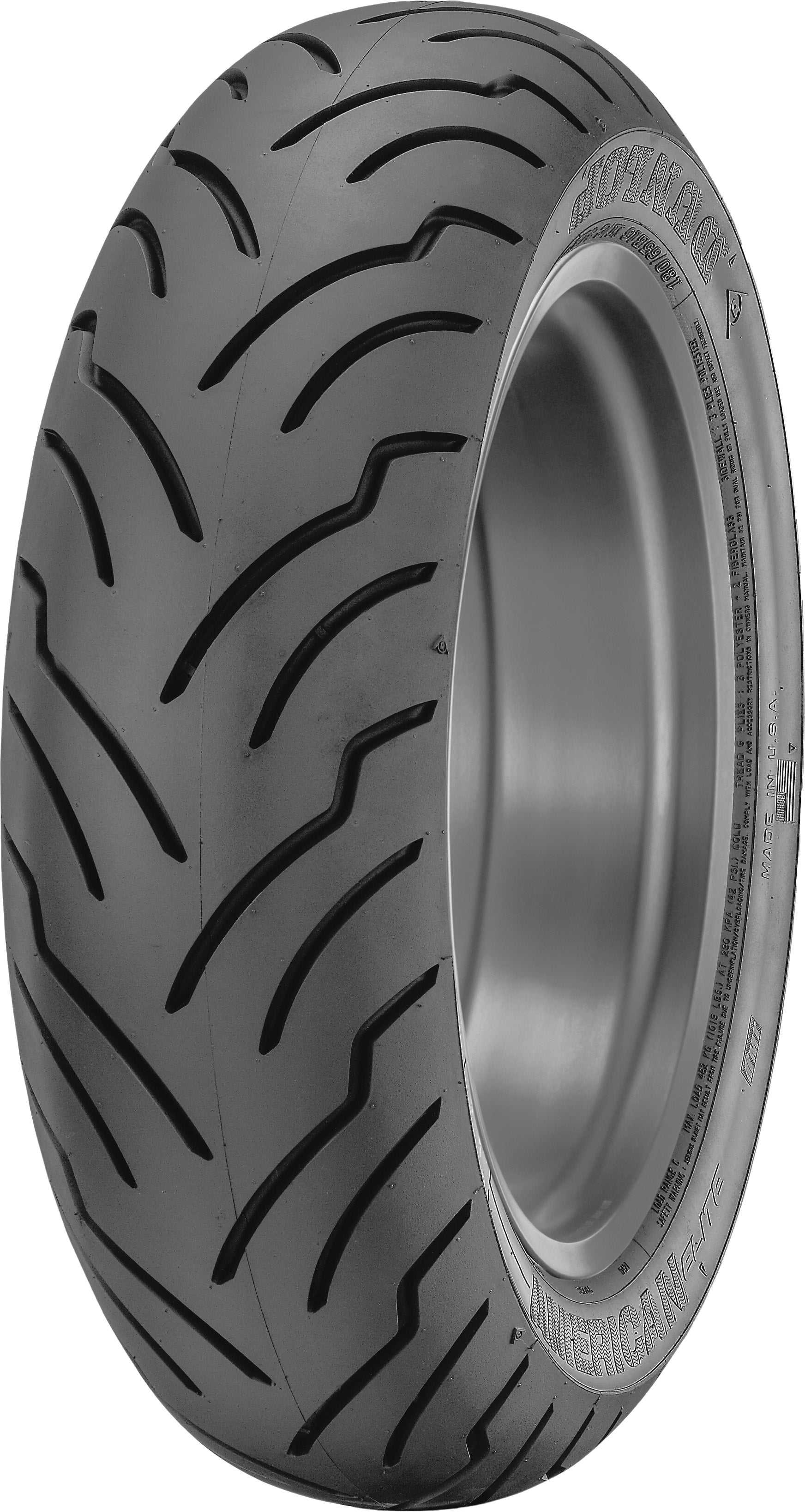 DUNLOP, 45131150 Dunlop Tire American Elite Rear 180/65B16 81H Bias Tl Www