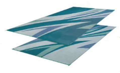 Faulkner, 45637 Faulkner Camping Mat Summer Waves Design