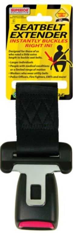 Superior Automotive, 46-3101 Superior Automotive Seat Belt Extender 10 Inch Length