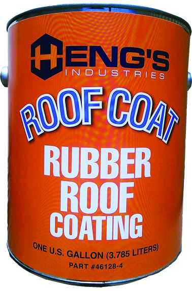 Heng's Industries, 46128-4 Heng's Industries Roof Coating Use To Seal Seams And Tears/