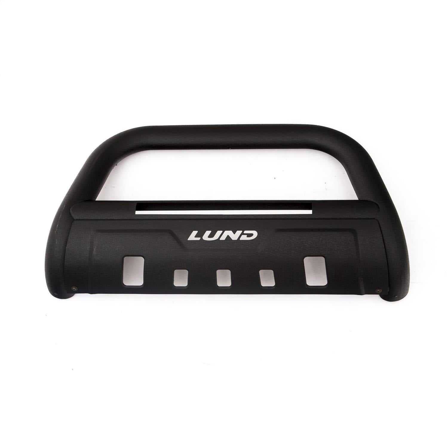 Lund International, 47121204 Lund International Bull Bar Black Wrinkle Powder Coated Steel