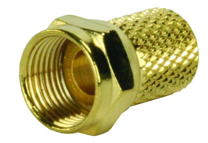 JR Products, 47275 JR Products Antenna Cable Connector RG6 Coaxial End