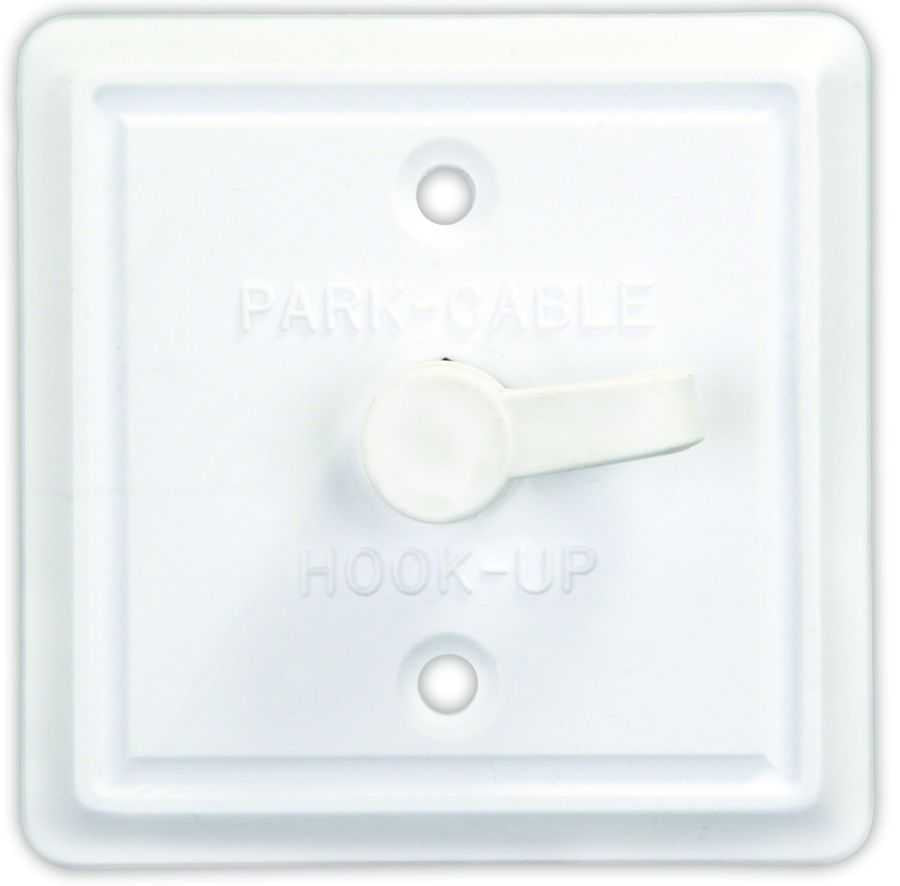 JR Products, 47795 JR Products TV Cable Entry Plate Single Cable