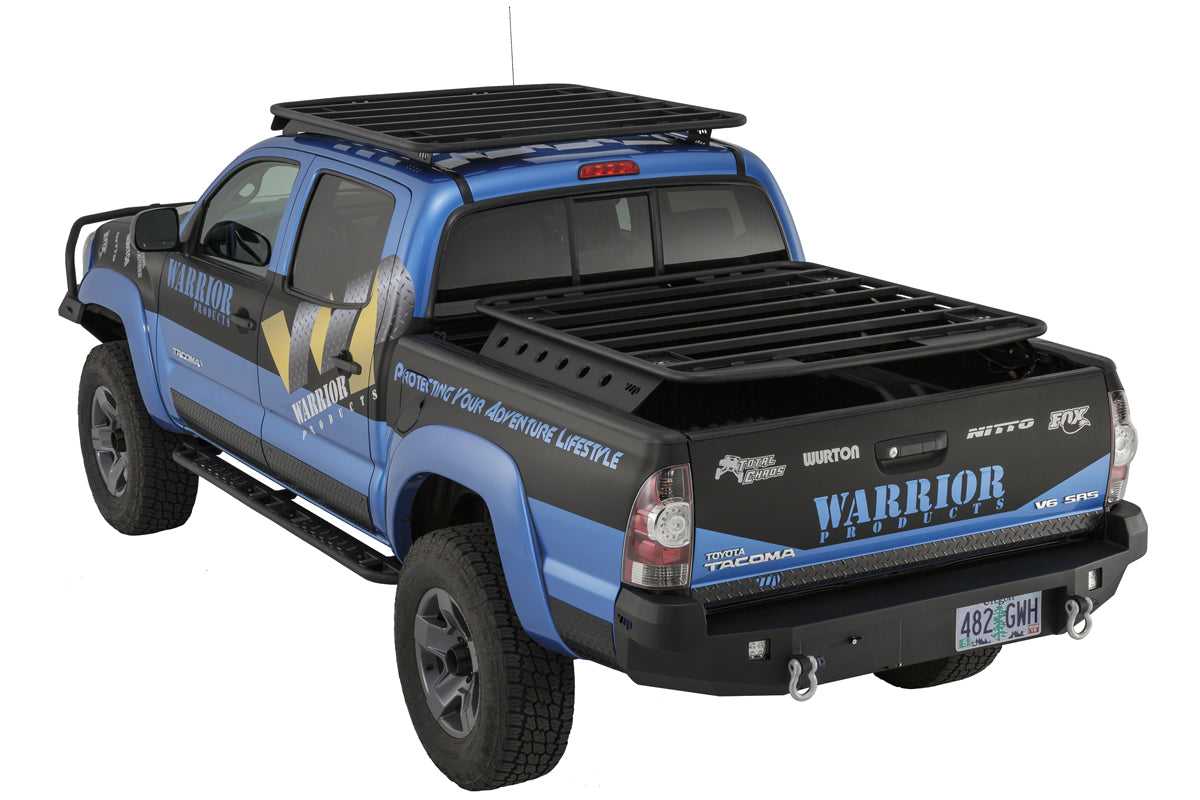 Warrior Products, 4810 Warrior Products Bed Rack Bolt On Use Existing Bed Rail Tracks