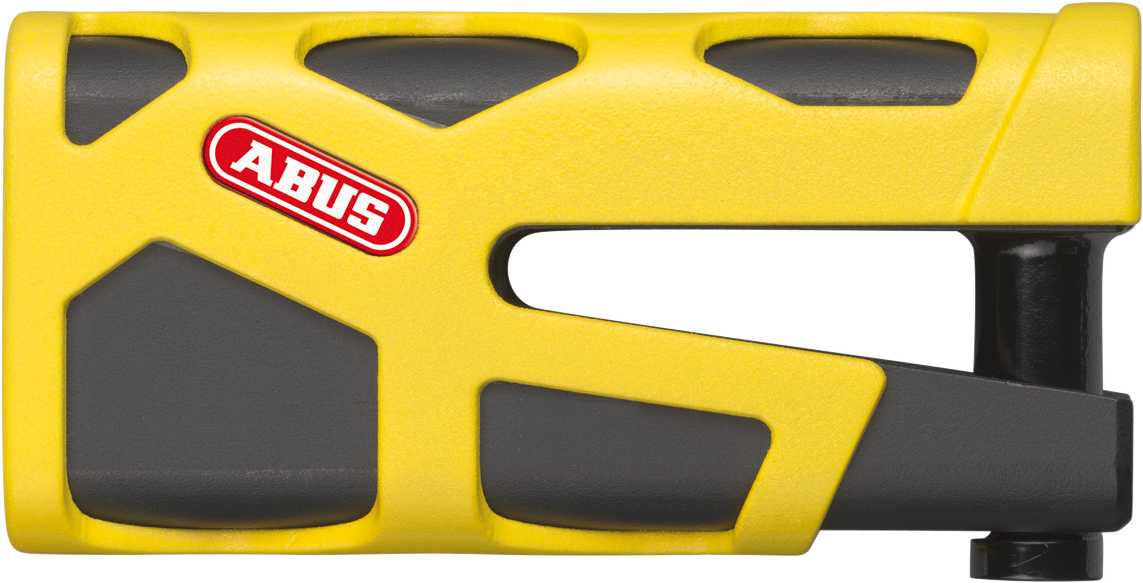 ABUS, 48736 Granit Sledg 77 Disc Lock Yellow