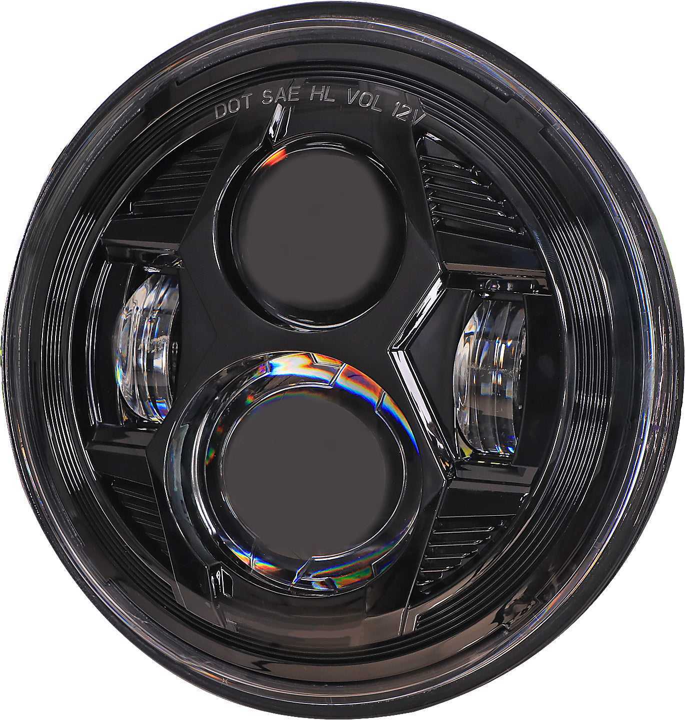 PATHFINDER, 5 3/4" Led Headlight Black