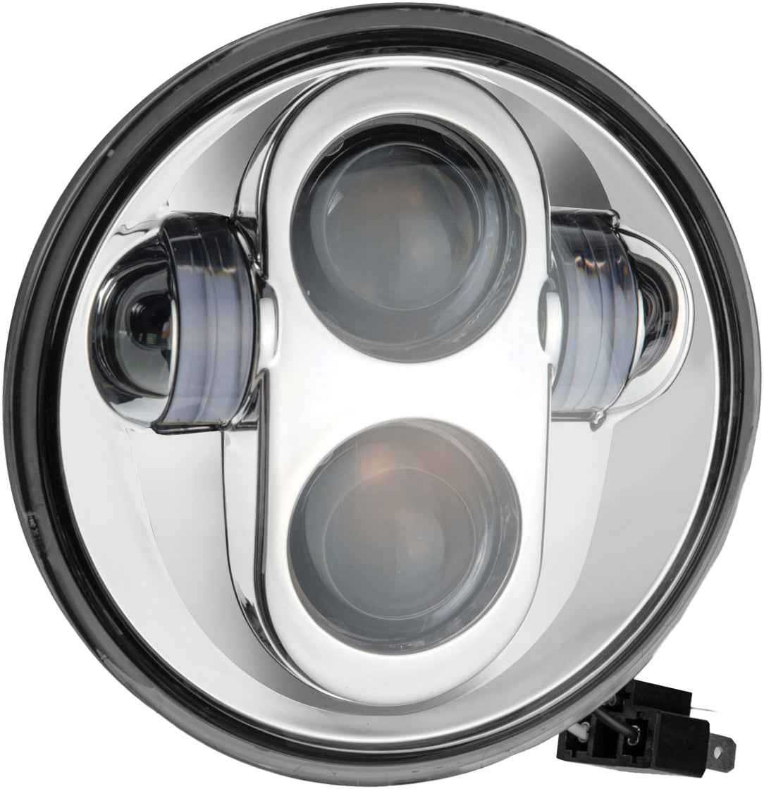 PATHFINDER, 5 3/4" Led Headlight Chrome High Definition