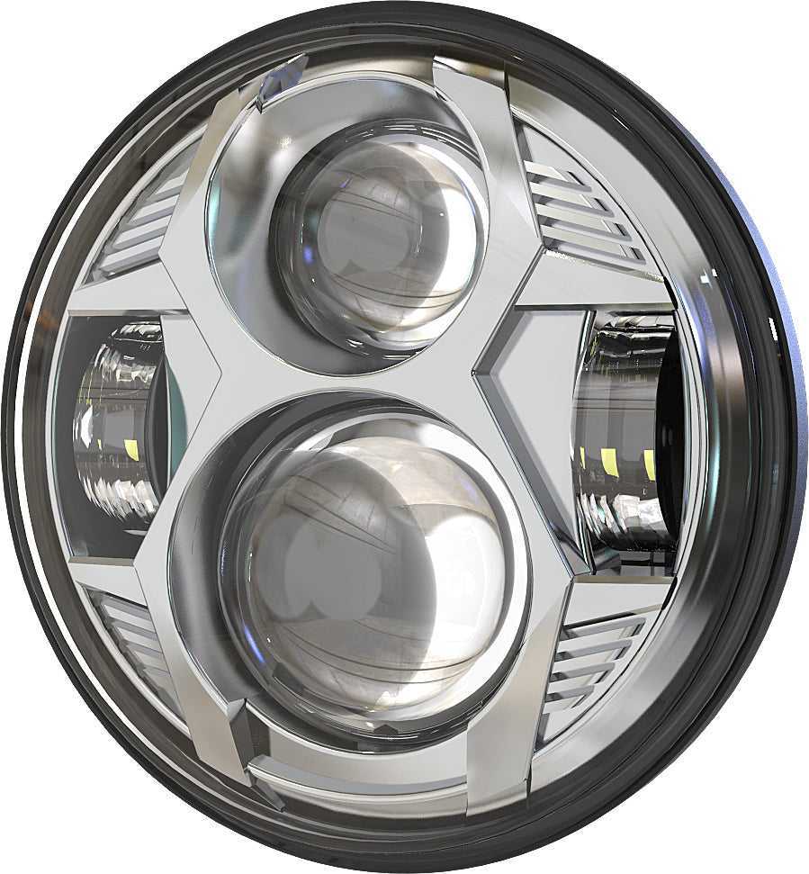 PATHFINDER, 5 3/4" Led Headlight Chrome