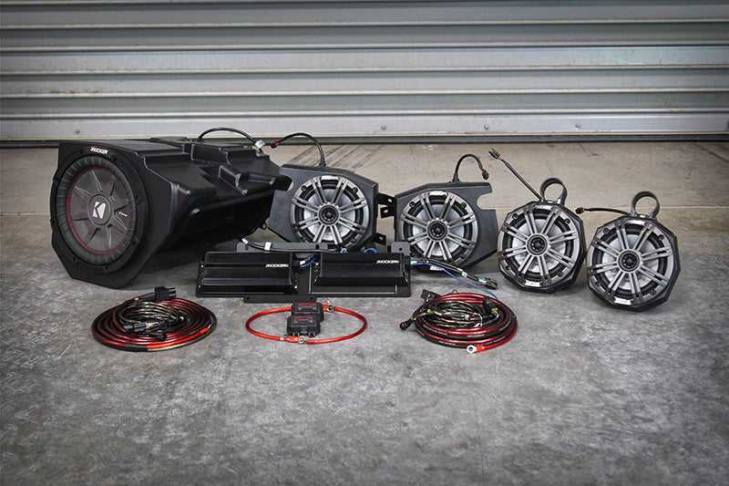 SSV WORKS, 5 Speaker Kicker Kit Ride Command Rzr Turbo S