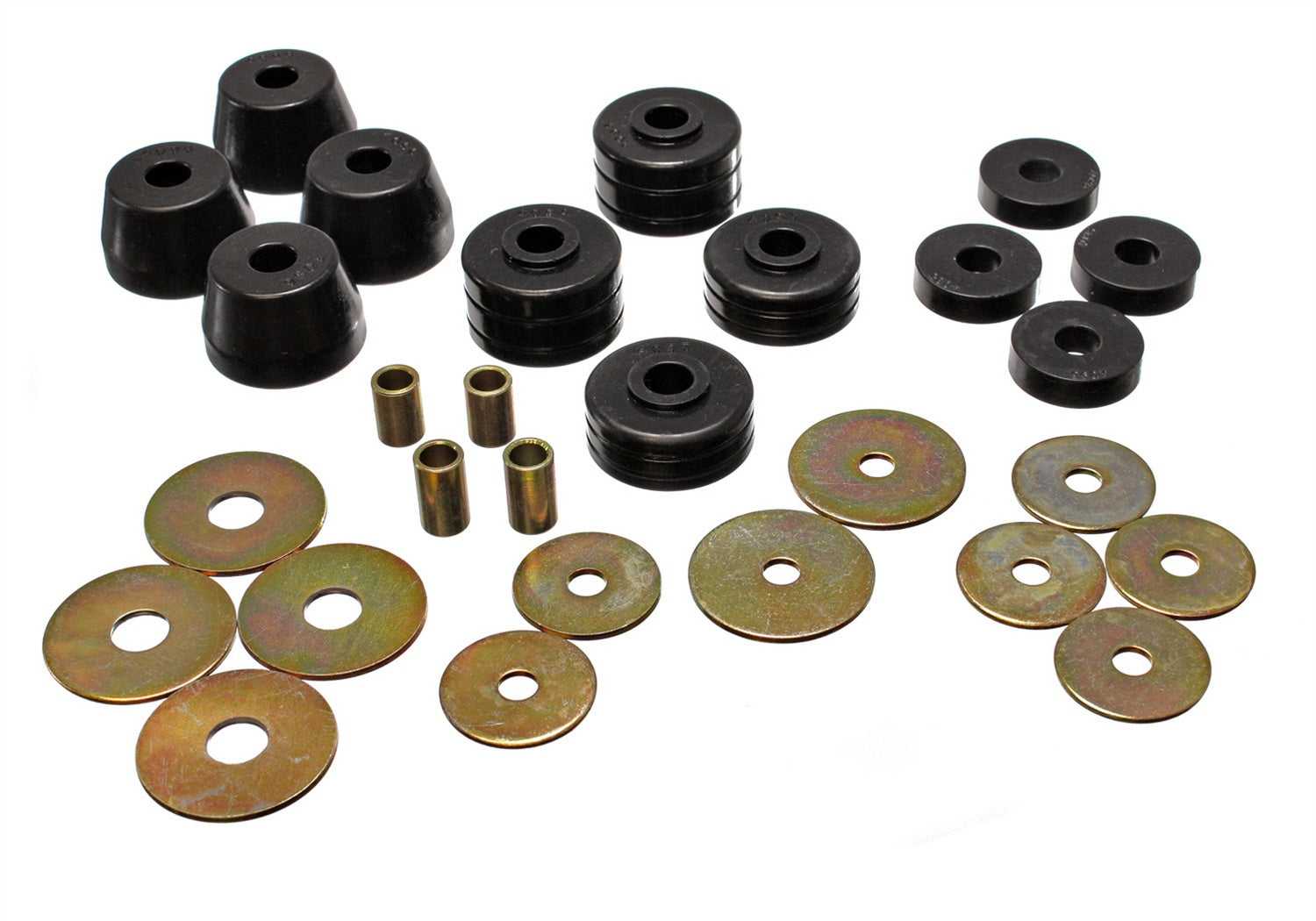 Energy Suspension, 5.4101G Energy Suspension Body Mount Bushings Black