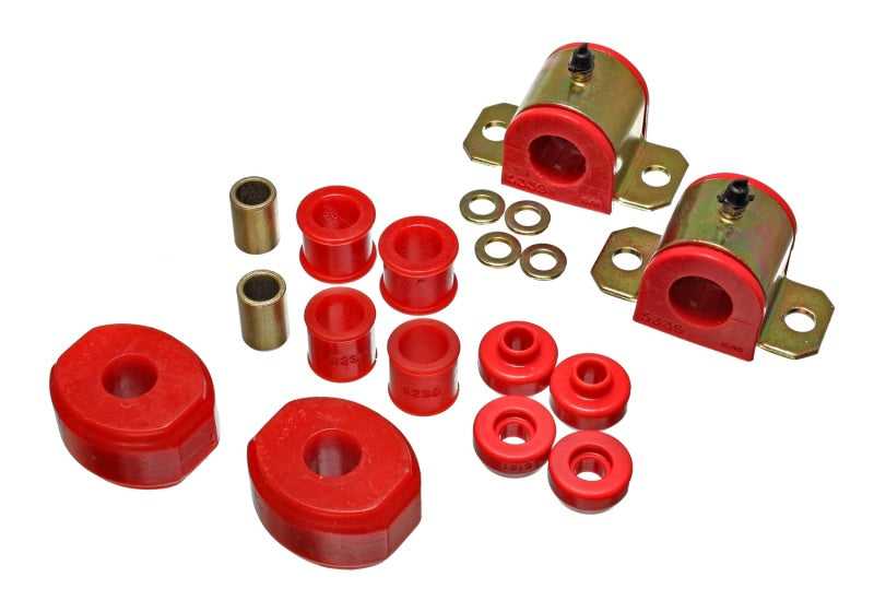 Energy Suspension, 5.5140R Energy Suspension 72-93 Dodge D100/200/300/Ramcharger 2WD Red 15/16in Front Sway Bar Bushings