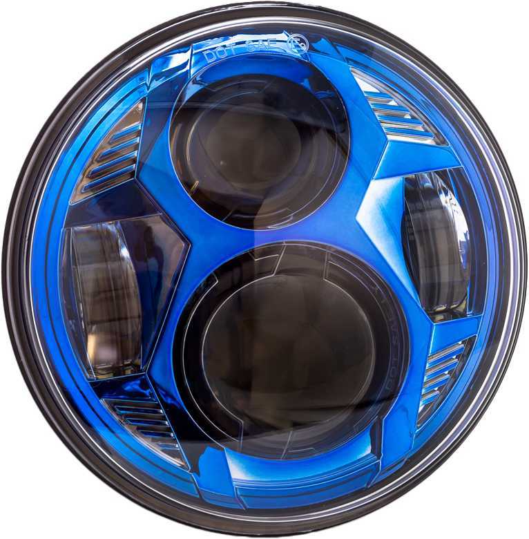 LETRIC LIGHTING CO, 5.75" Led Blue Headlight