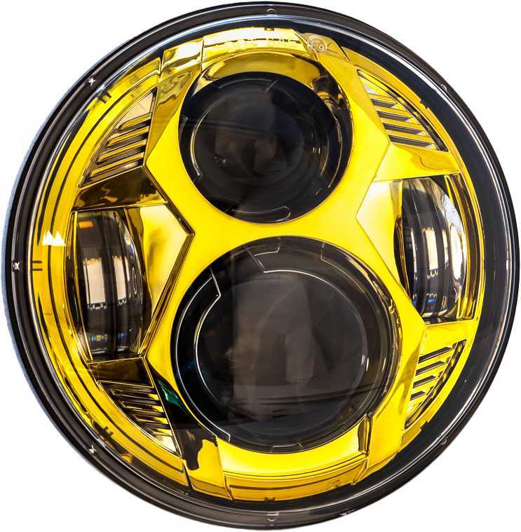 LETRIC LIGHTING CO, 5.75" Led Gold Headlight