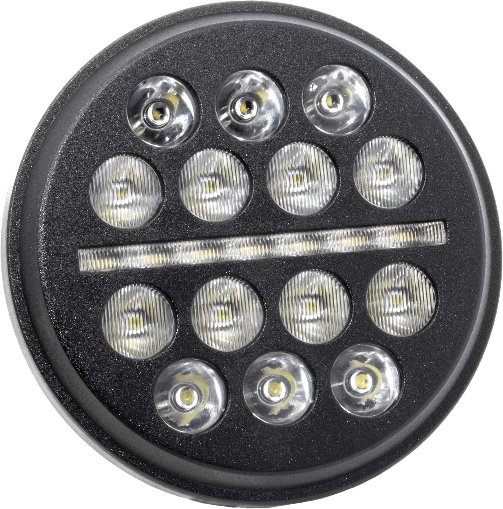 LETRIC LIGHTING CO, 5.75" Led Hdlght Blk Buckshot