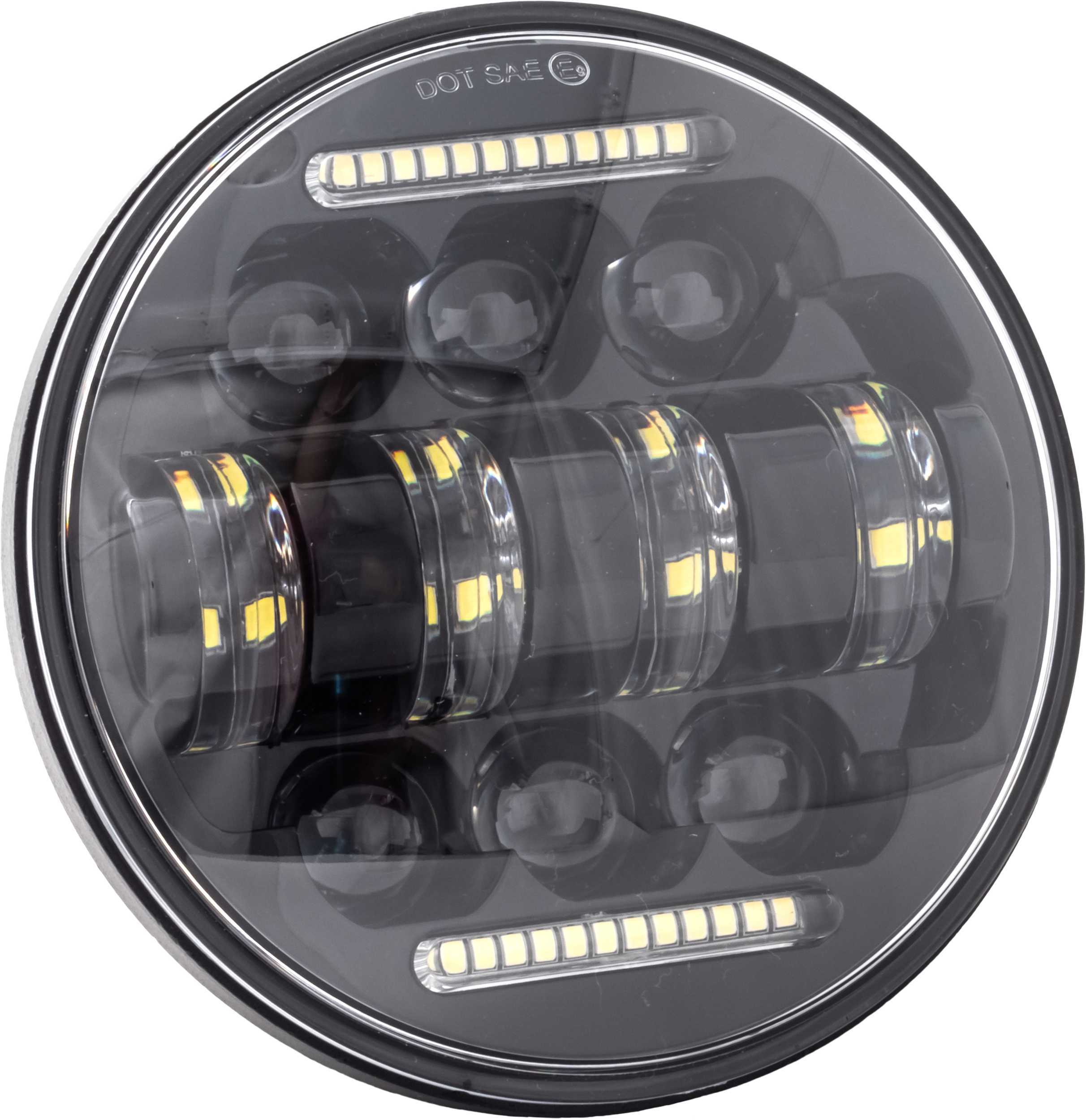 LETRIC LIGHTING CO, 5.75" Led Headlight Black