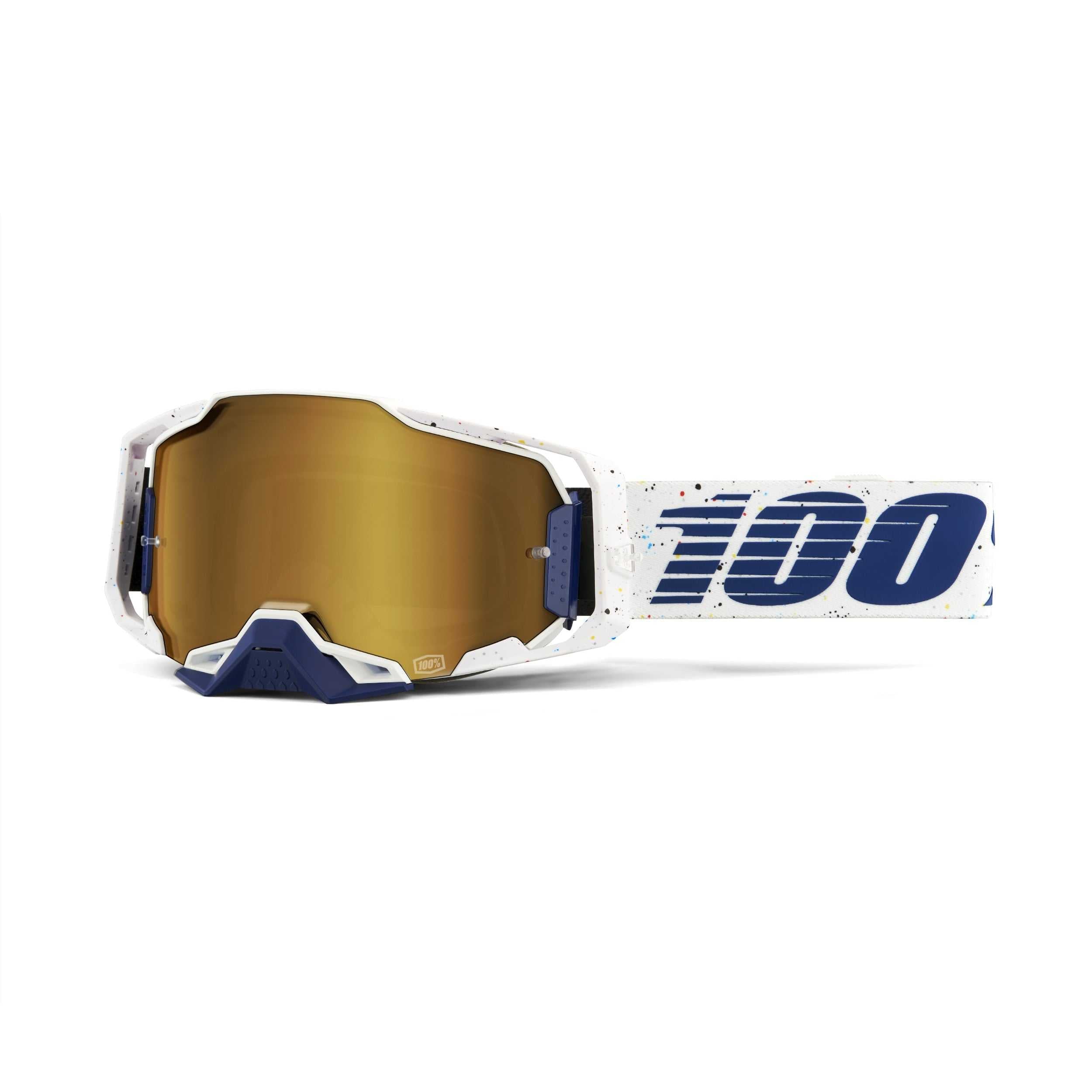 100%, 50005-00024 Armega Goggle Solis Mirror True Gold Lens