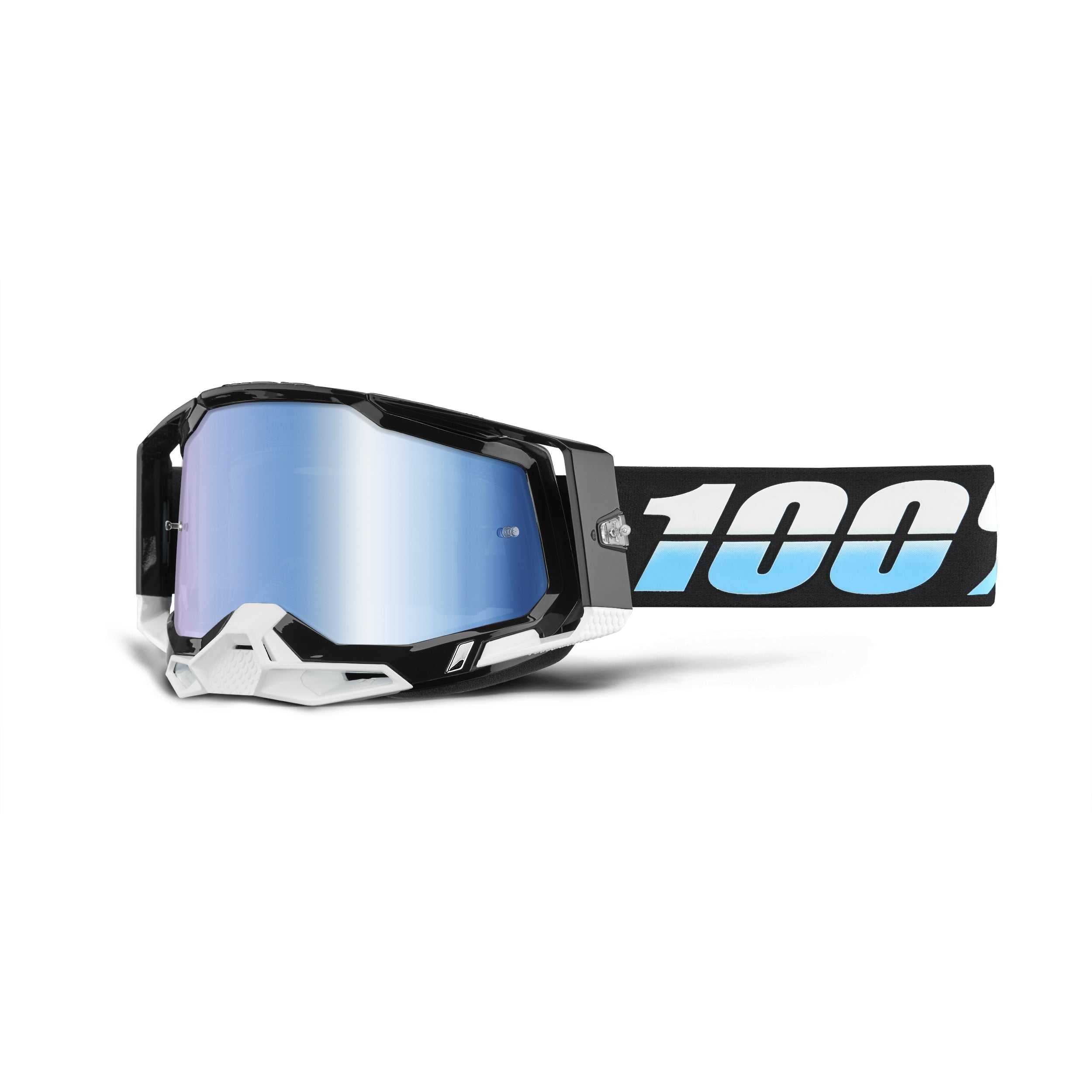 100%, 50010-00023 100% Racecraft 2 Goggle Arkana Mirror Blue Lens