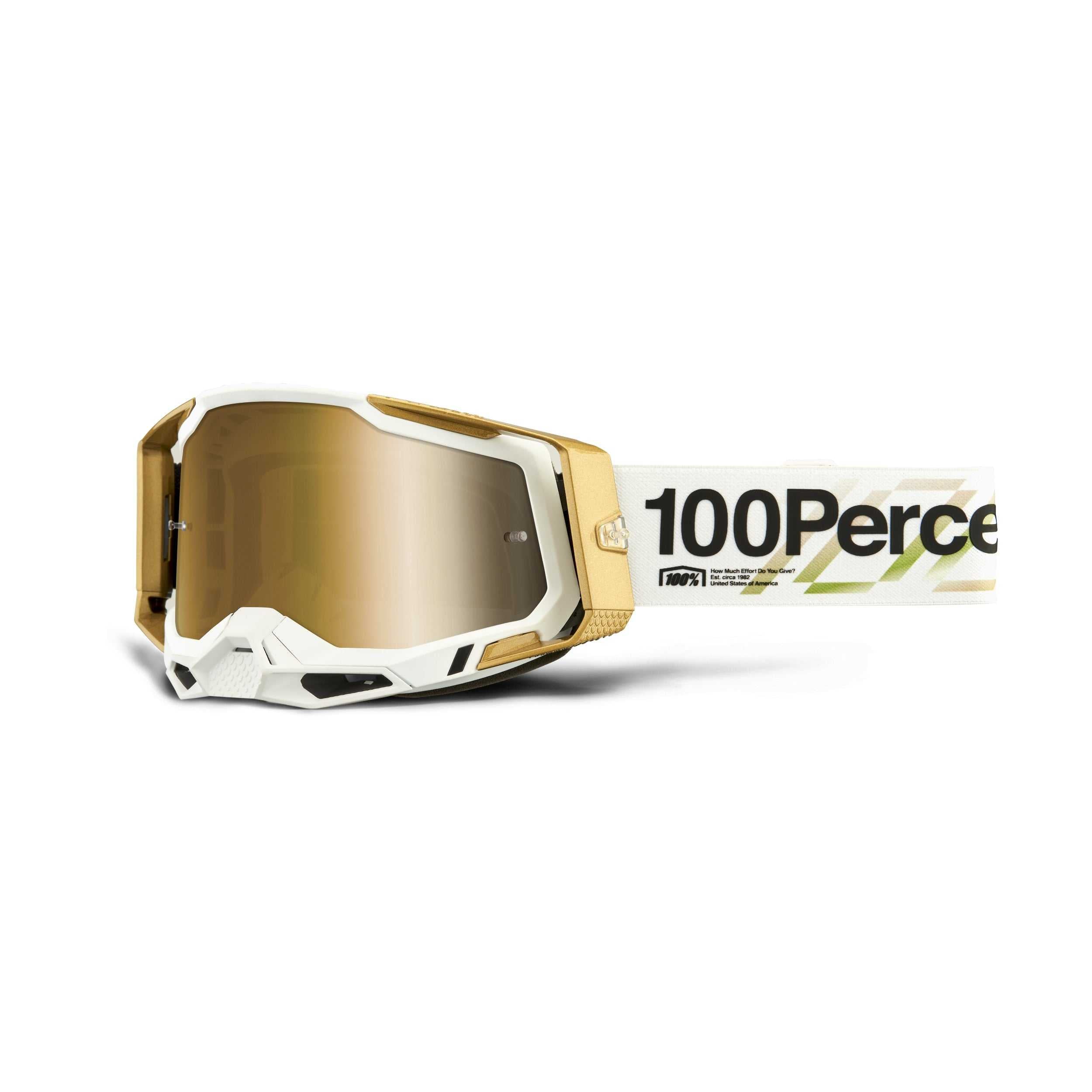 100%, 50010-00026 Racecraft 2 Goggle Succession Mirror True Gold Le