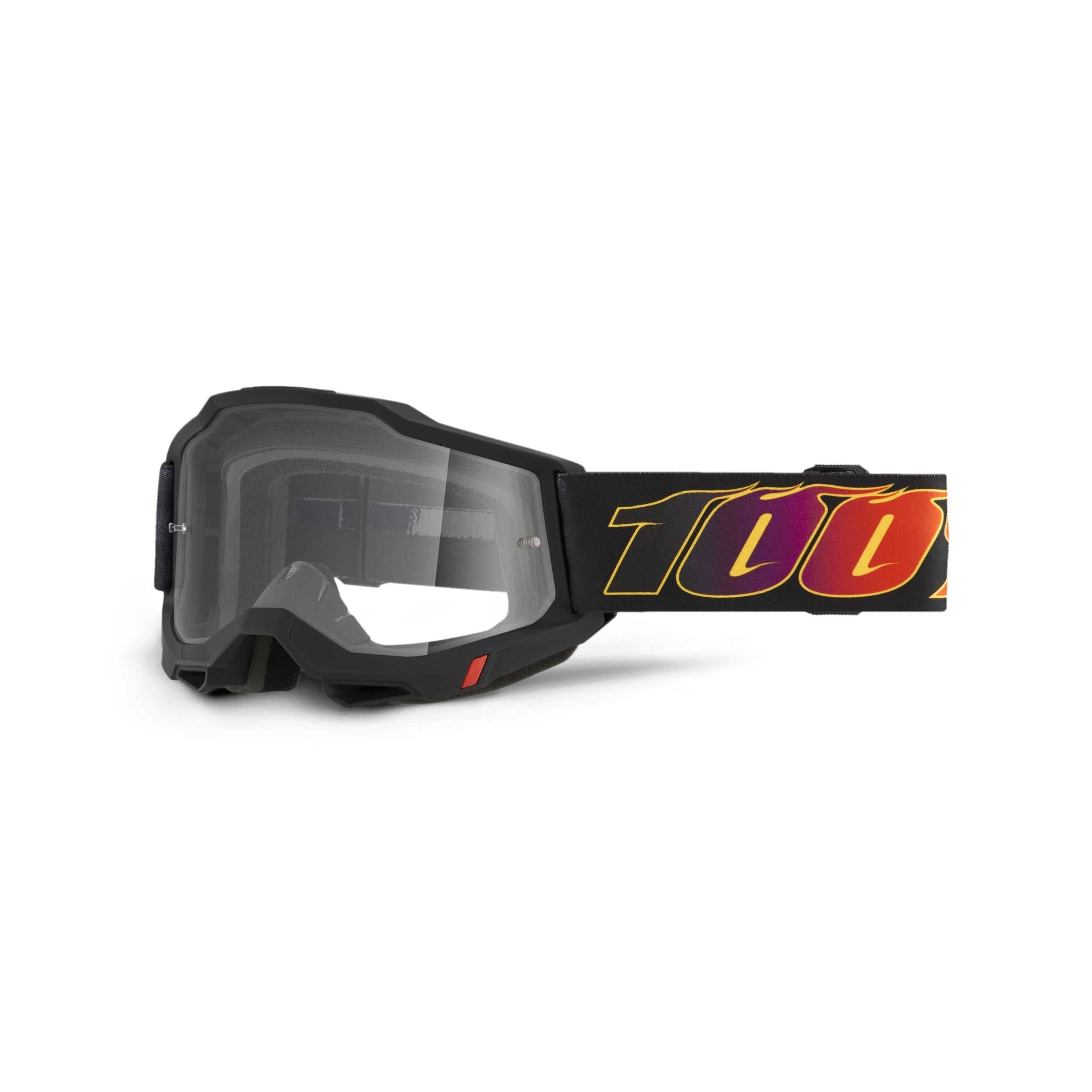 100%, 50013-00026 Accuri 2 Goggle El Diablo Clear Lens