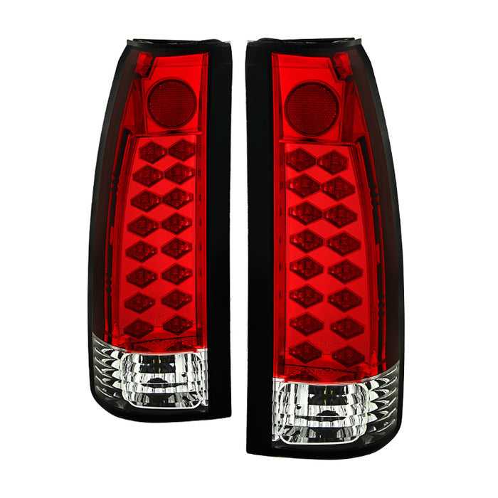 Spyder Automotive, 5001375 Spyder Automotive Tail Light Assembly- LED Red/ Clear Lens