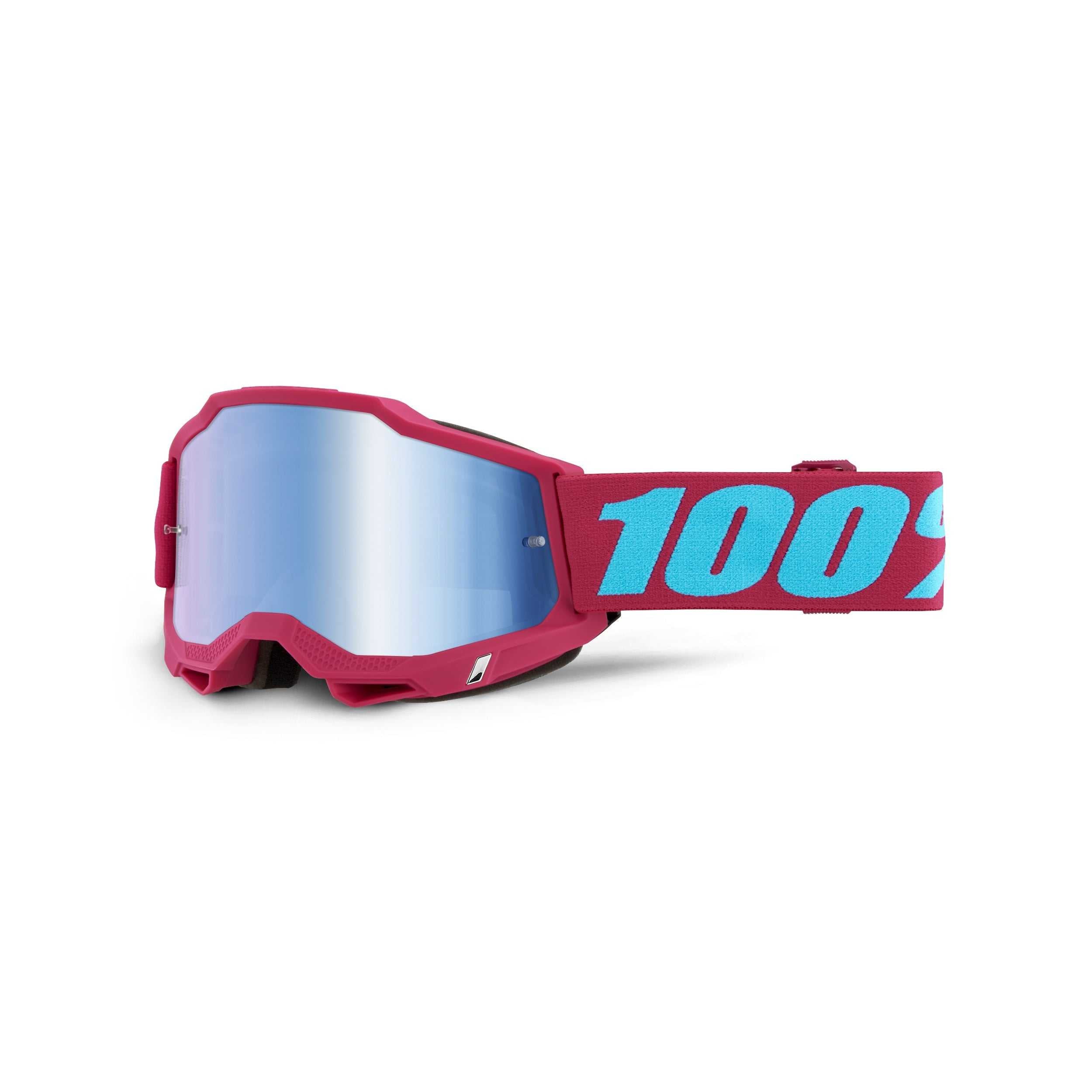 100%, 50014-00027 100% Accuri 2 Goggle Excelsior Mirror Blue Lens