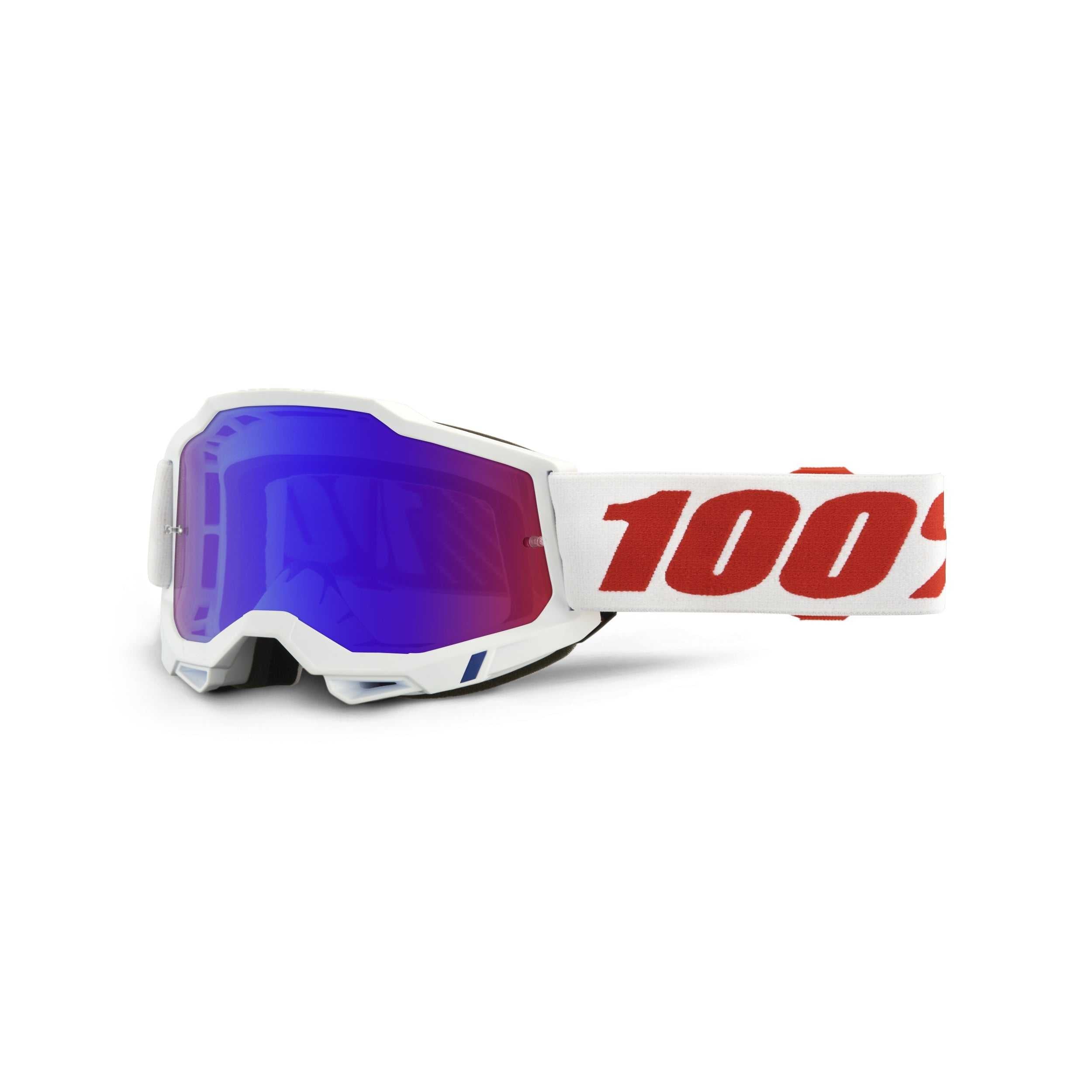 100%, 50014-00028 100% Accuri 2 Goggle Pure Mirror Red/Blue Lens