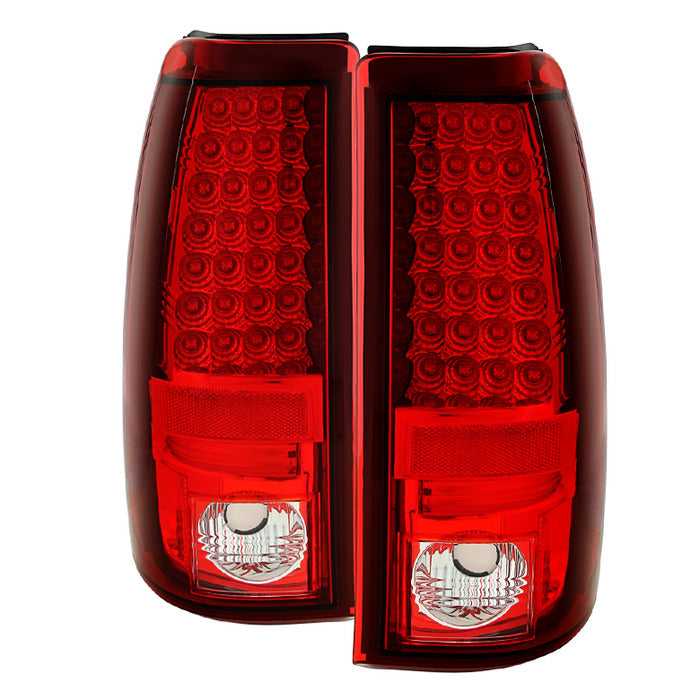 Spyder Automotive, 5001740 Spyder Automotive Tail Light Assembly- LED Red/ Clear Lens