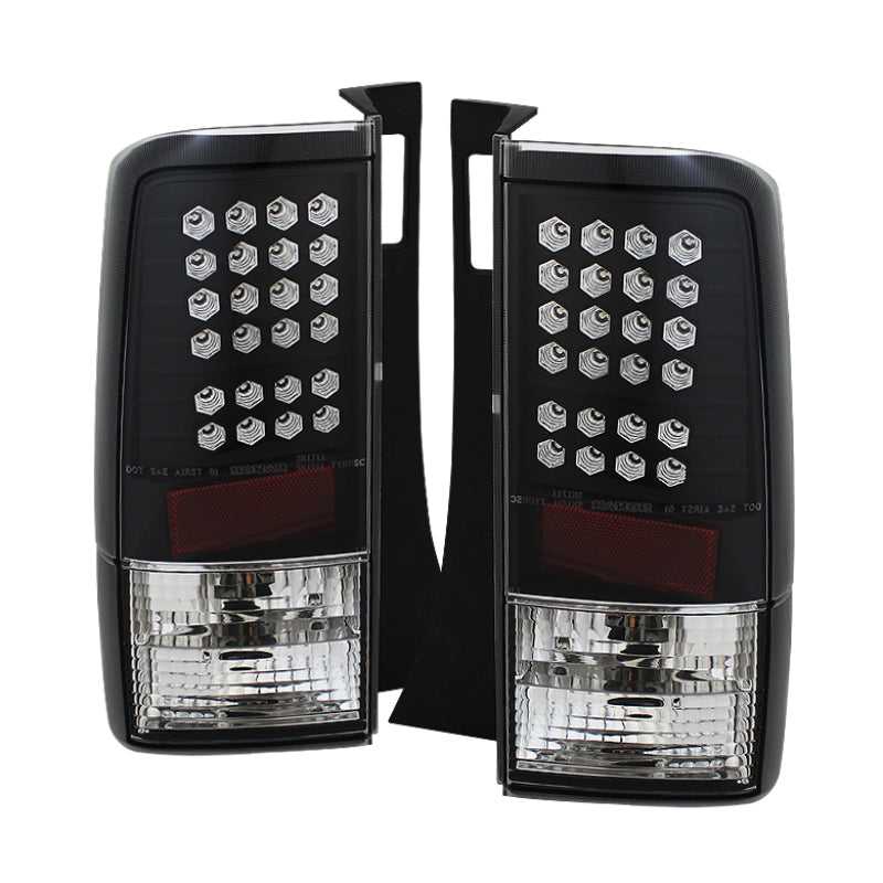 SPYDER, 5007759 Spyder Scion XB 03-07 LED Tail Lights Black ALT-YD-TSXB03-LED-BK