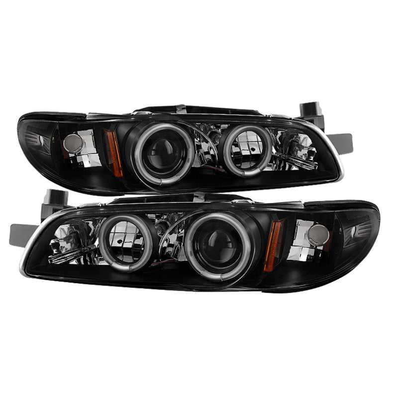 SPYDER, 5011695 Spyder Pontiac Grand Prix 97-03 Projector Headlights CCFL Halo Blk Low H1 PRO-YD-PGP97-1PC-CCFL-BK