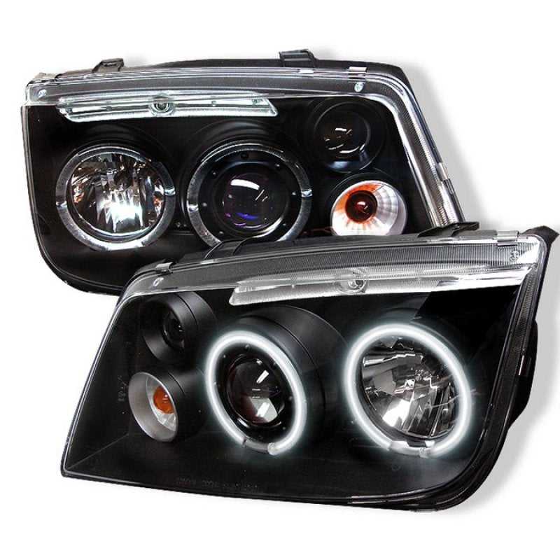 SPYDER, 5012210 Spyder Volkswagen Jetta 99-05 Projector Headlights CCFL Halo Blk PRO-YD-VJ99-CCFL-BK