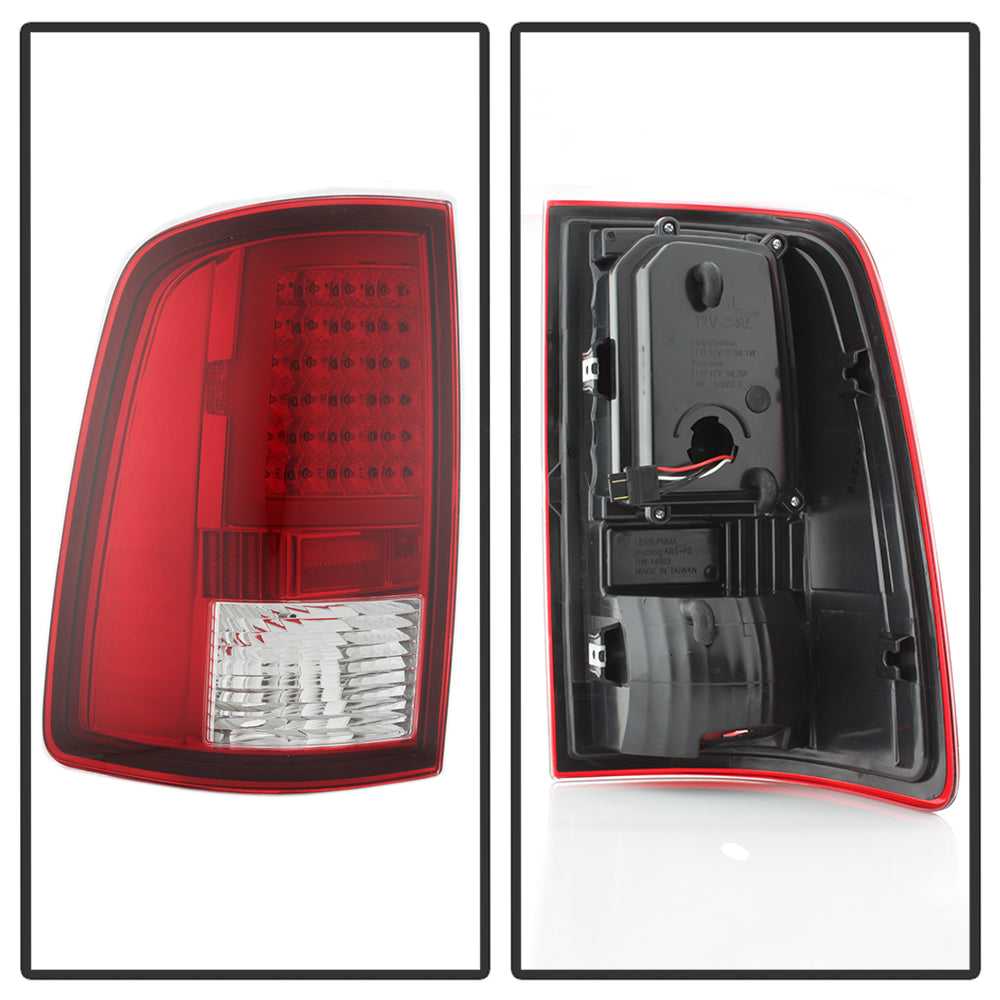 Xtune, 5082213 Xtune Tail Light Assembly- LED Red/Clear Lens