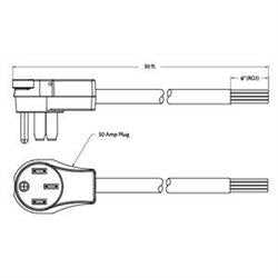 Technology, 50A30MOST Technology Research Corp Power Cord Power Supply Cord