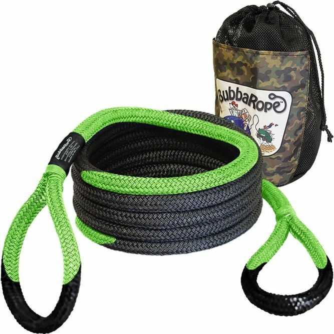 BUBBA ROPES, 5/8" X20' Sidewinder Utv Recovery Rope Green Eyes